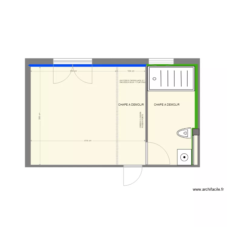 FRANCOIS PROJET. Plan de 