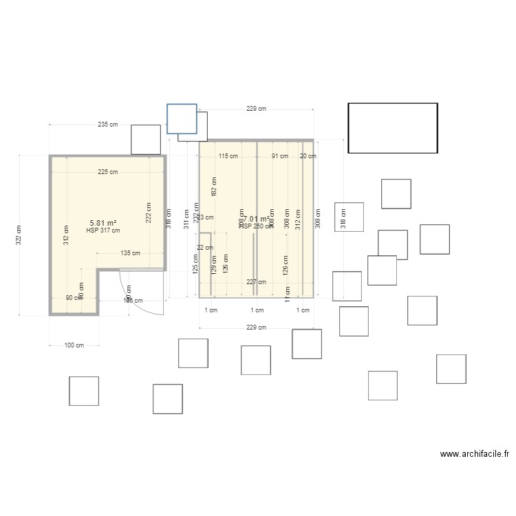 PLANS SALLE DE BAINS 16. Plan de 0 pièce et 0 m2