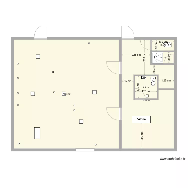 reservation labo avec objet sans escalier 2. Plan de 