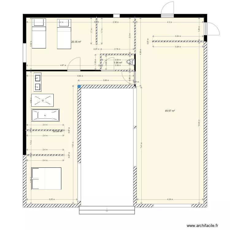 loft 2. Plan de 