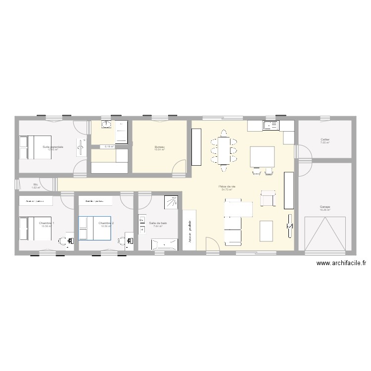 Maison fin 2. Plan de 0 pièce et 0 m2