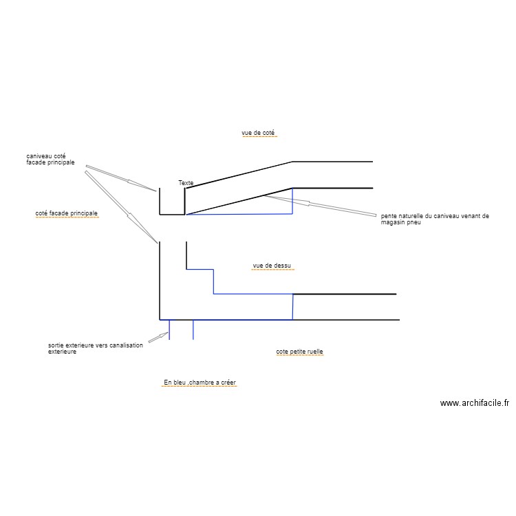 chambre de decompression . Plan de 0 pièce et 0 m2