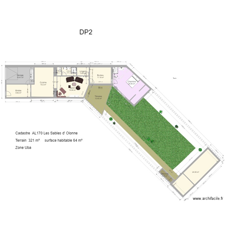 Maison 14 Ave Bretagne  avec extension. Plan de 0 pièce et 0 m2