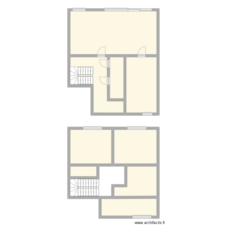 Patinage2. Plan de 9 pièces et 131 m2