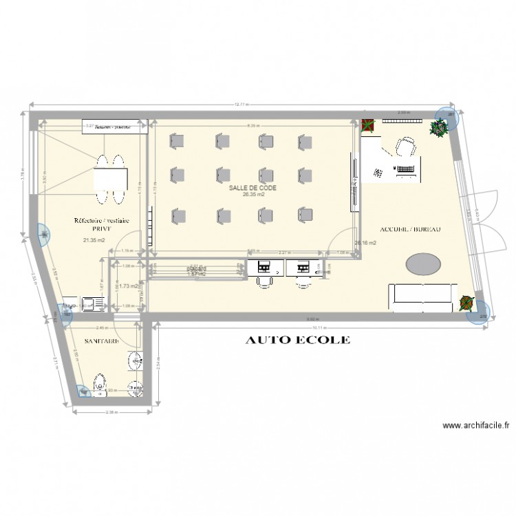 AUTO ECOLE LOGNE. Plan de 0 pièce et 0 m2