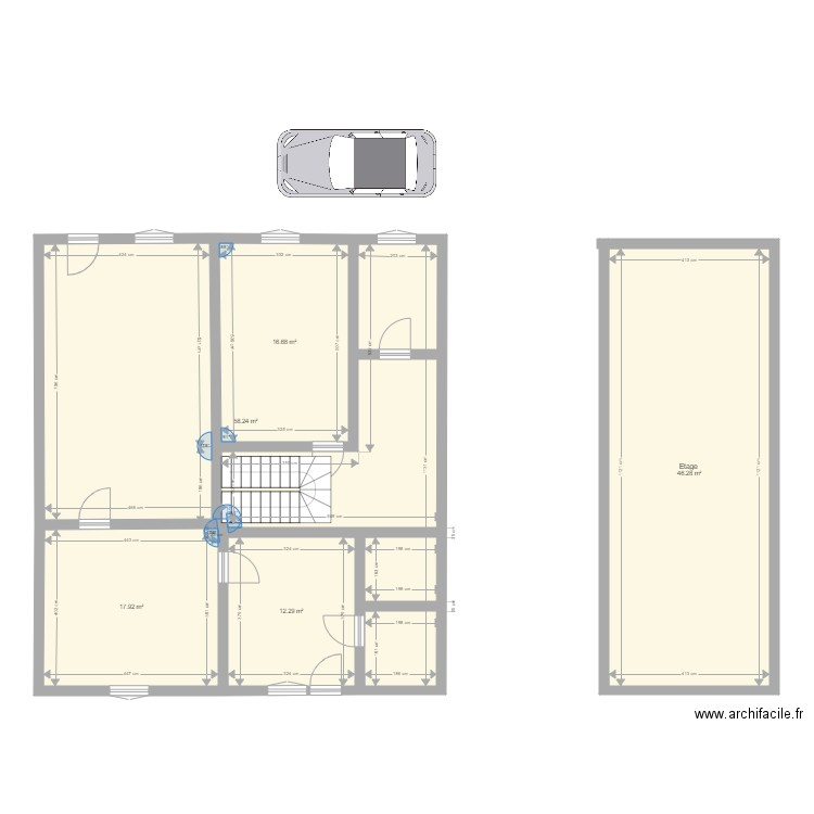 MaisonClaret. Plan de 0 pièce et 0 m2