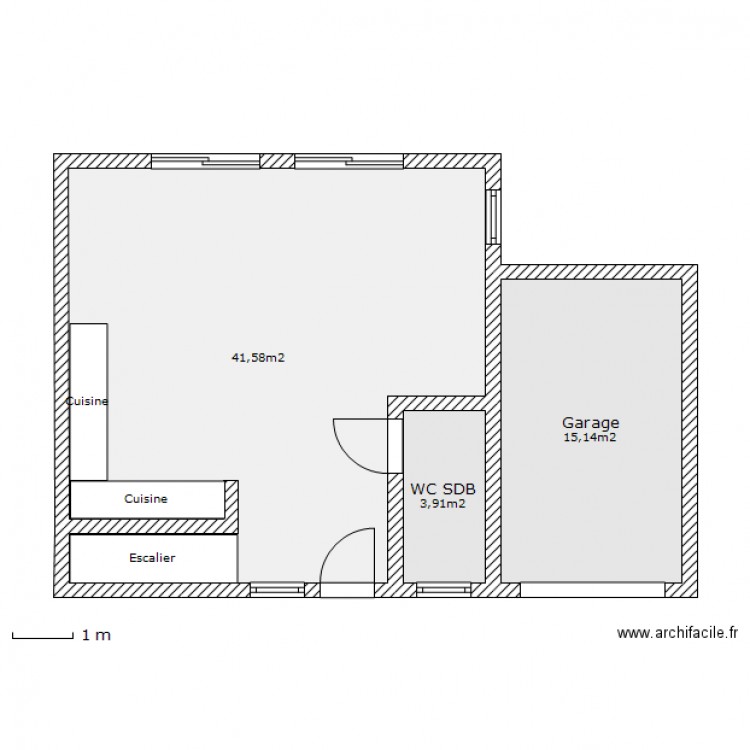 maison rdc. Plan de 0 pièce et 0 m2