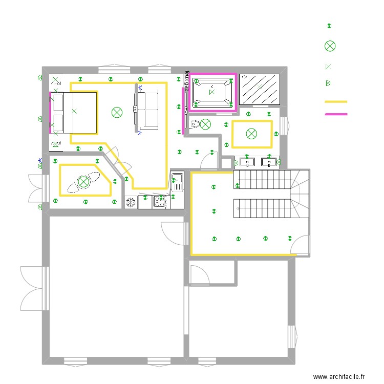 K ET N 2  nic mag rez luminaire. Plan de 10 pièces et 112 m2