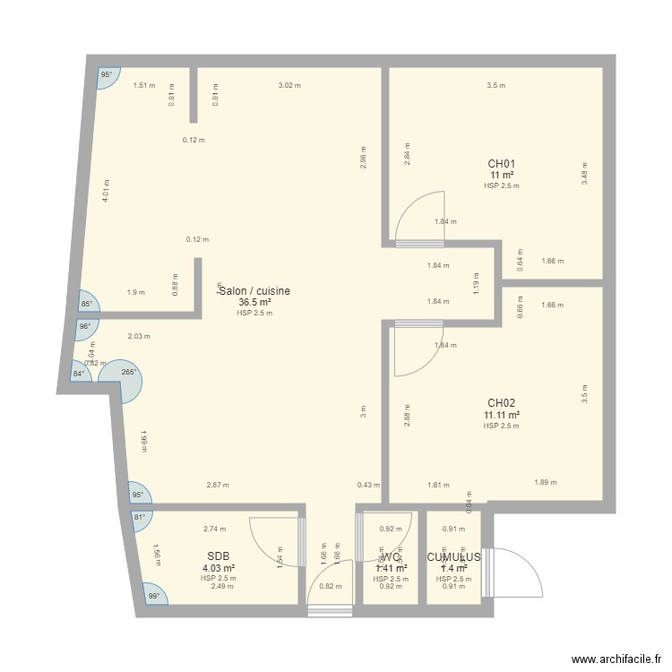maison molinier. Plan de 0 pièce et 0 m2