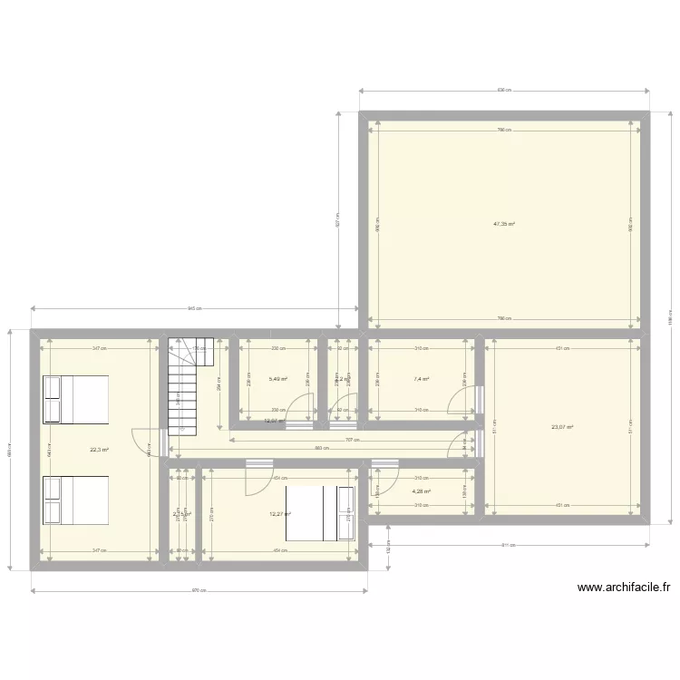 50 Bellefois Projet 1. Plan de 