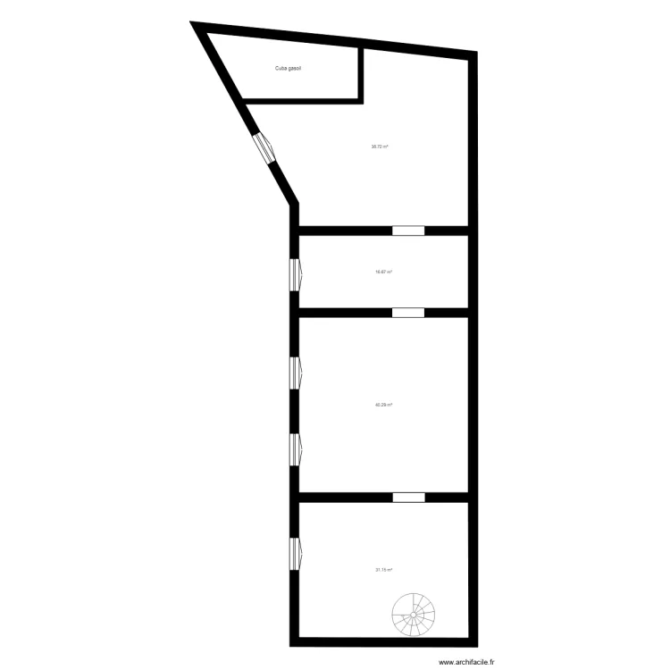 SOTERRANI XALET L ALDOSA. Plan de SOTERRANI XALET L ALDOSA. Plan de