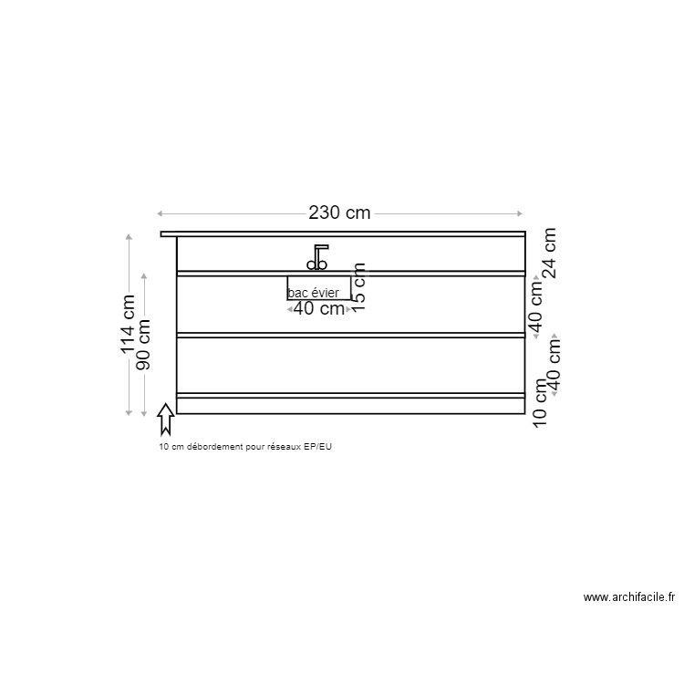 BAR face arrière. Plan de 0 pièce et 0 m2