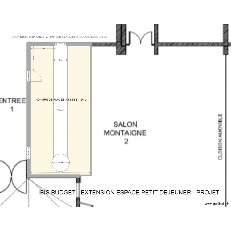 IBIS BUDGET V2. Plan de 0 pièce et 0 m2