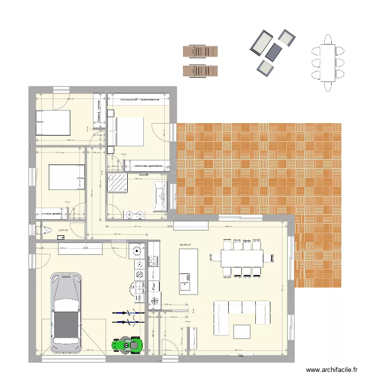 Maison officielle derniere version. Plan de 