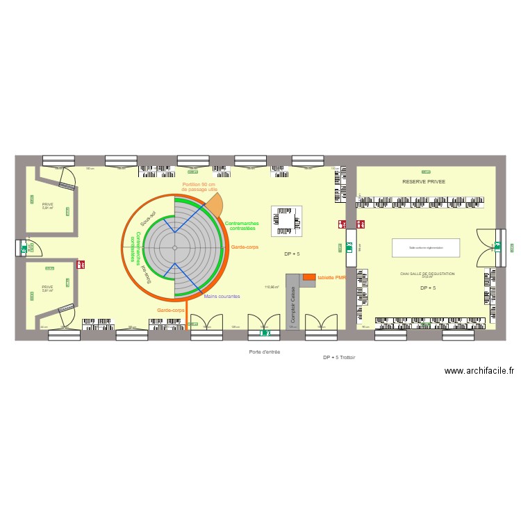 LA GARE APRES TRAVAUX. Plan de 0 pièce et 0 m2