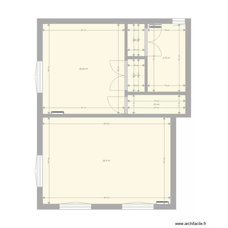 Maison Existant. Plan de 
