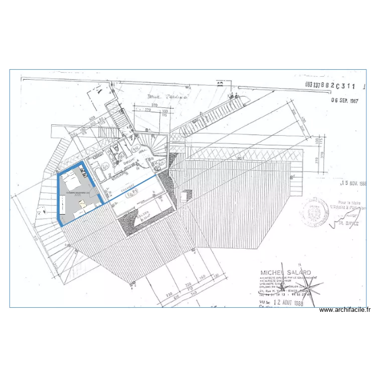PLAN ETAGE MEZZANINE LEA. Plan de PLAN ETAGE MEZZANINE LEA. Plan de