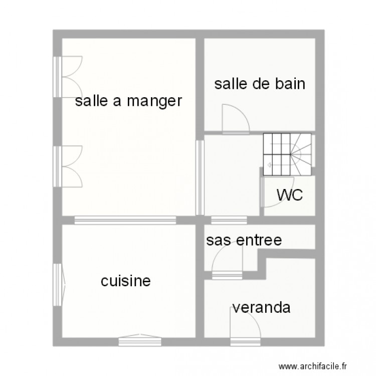 francis RdC. Plan de 0 pièce et 0 m2