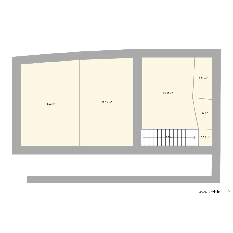 Maison Messimy étage 1. Plan de 0 pièce et 0 m2