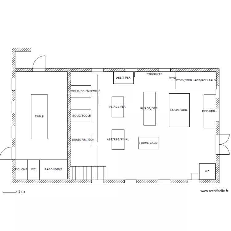 ATELIER 1. Plan de 