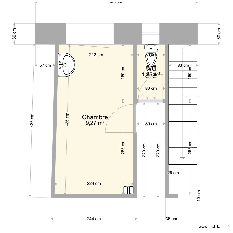 Plan actuel Clt GRASSIN. Plan de 0 pièce et 0 m2