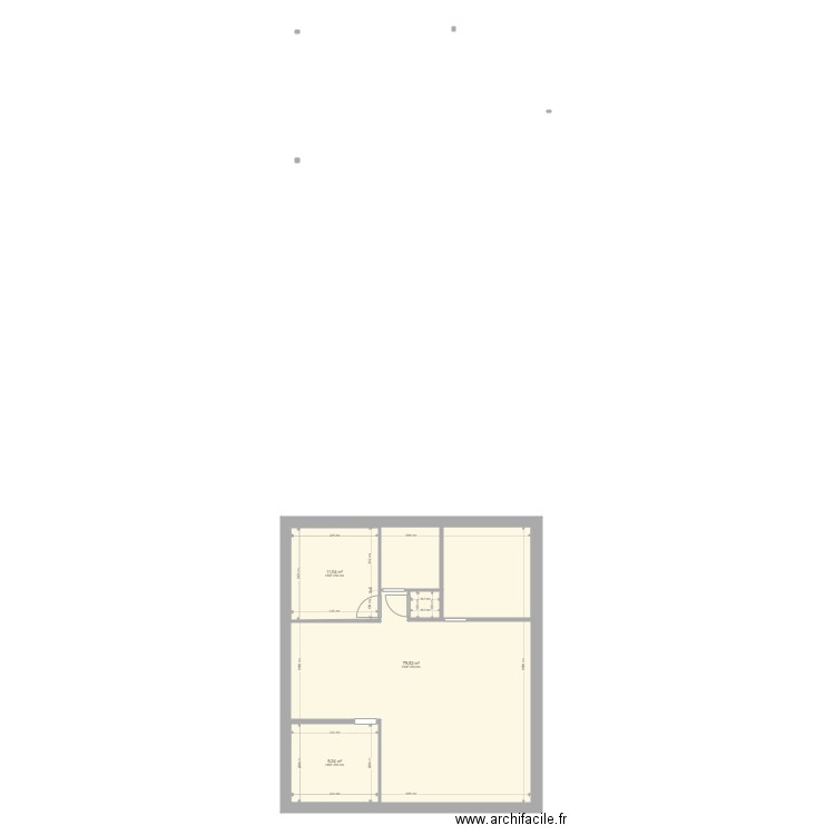 PLAN 3. Plan de 4 pièces et 112 m2