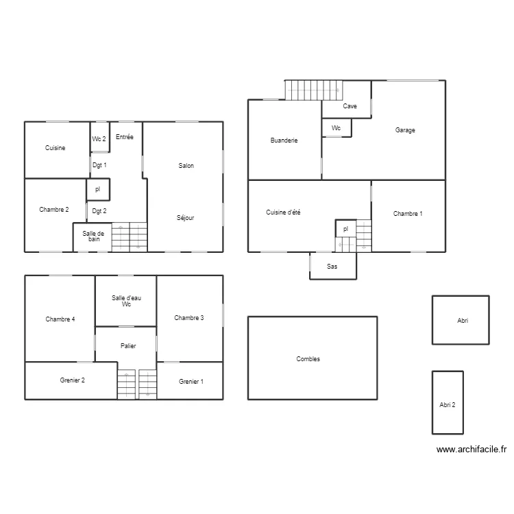 NEVEZ MELLARD. Plan de 