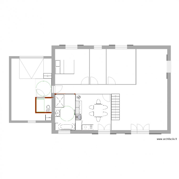 Tichane. Plan de 0 pièce et 0 m2