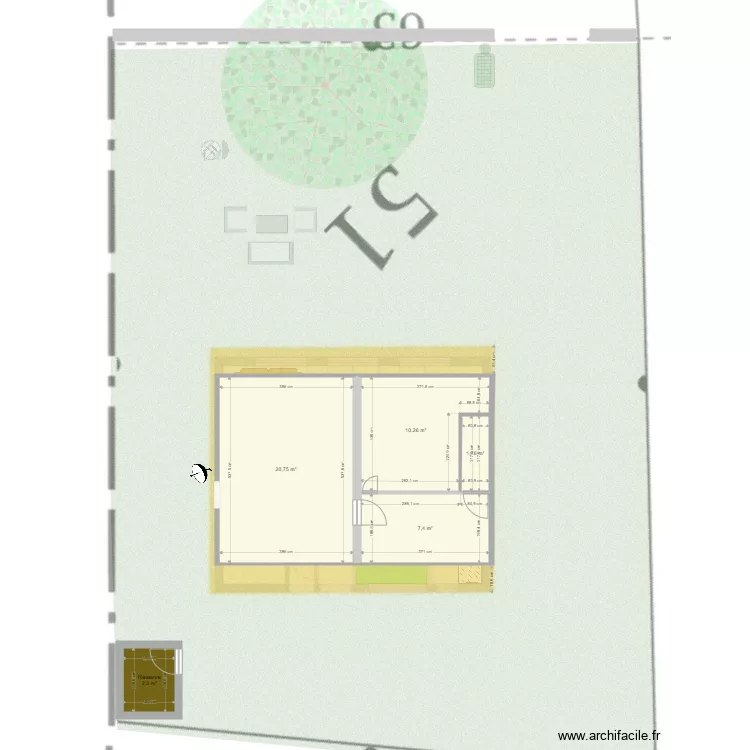 Maison Cayeux sur mer. Plan de 