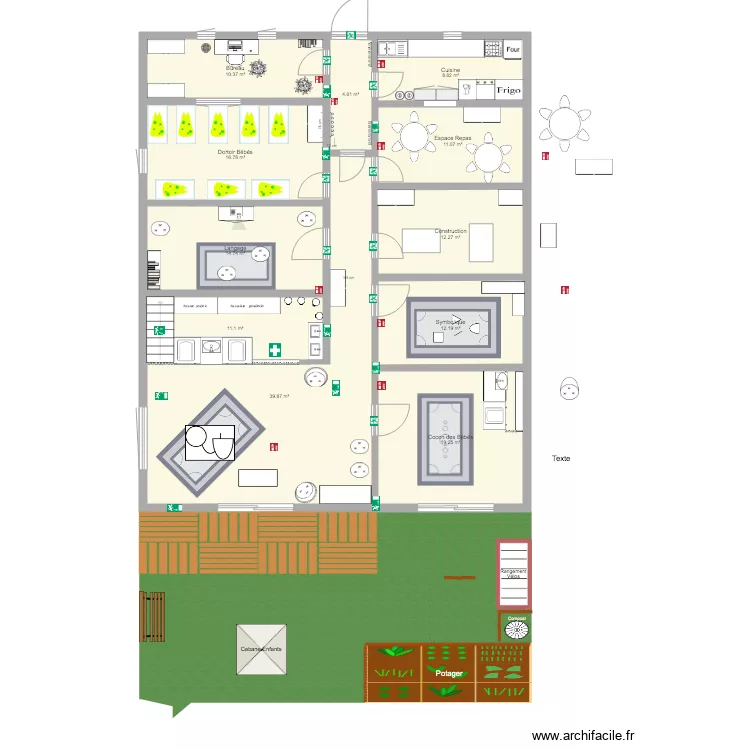 Creche Petit Bambou SAVE 2. Plan de 