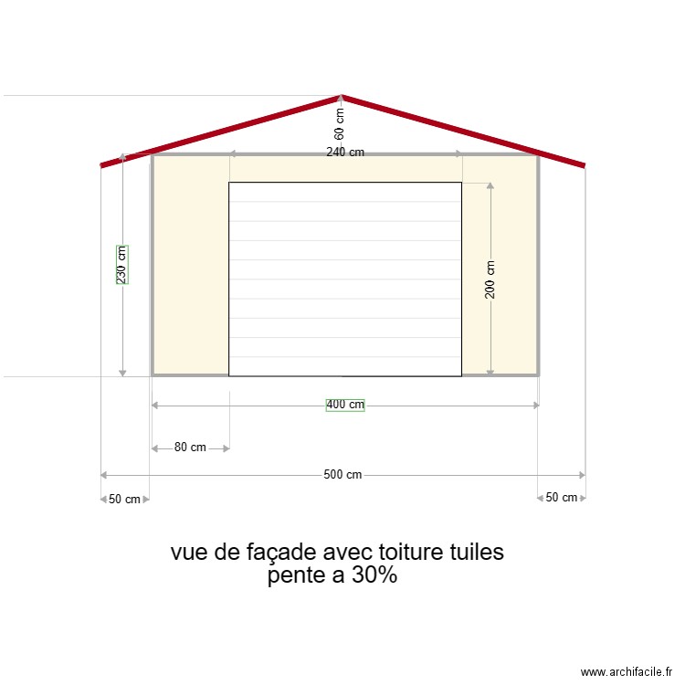 garage belin4. Plan de 1 pièce et 9 m2