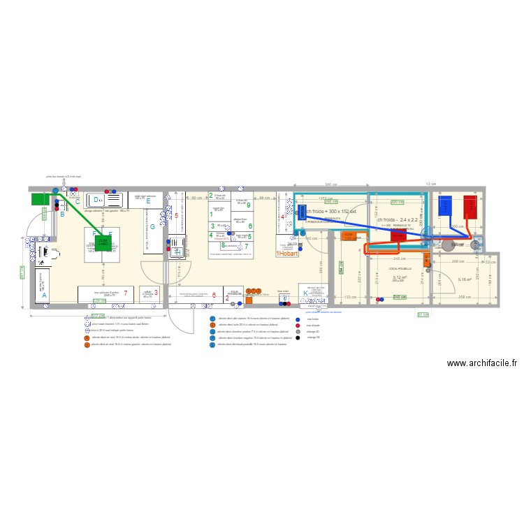 LE JARDIN FROID  . Plan de 0 pièce et 0 m2