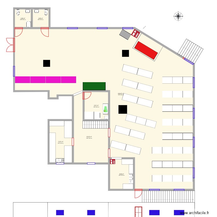 Ferme auberge Le Saint Ignace. Plan de 0 pièce et 0 m2