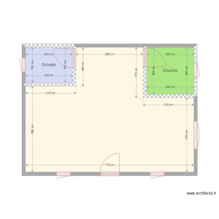 Cuisine à la Gaité. Plan de 0 pièce et 0 m2