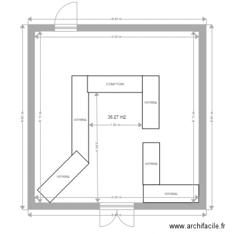 BOULANGERIE JAULIN ARTENAY. Plan de 0 pièce et 0 m2