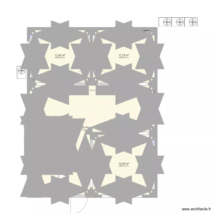 bureau ibis. Plan de 