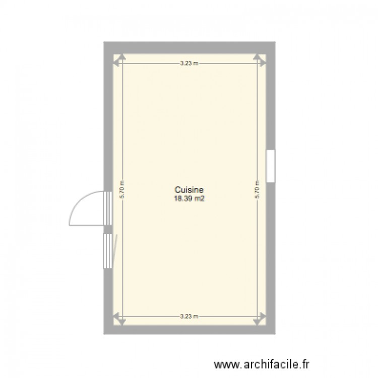 Cuisine Patricia. Plan de 0 pièce et 0 m2