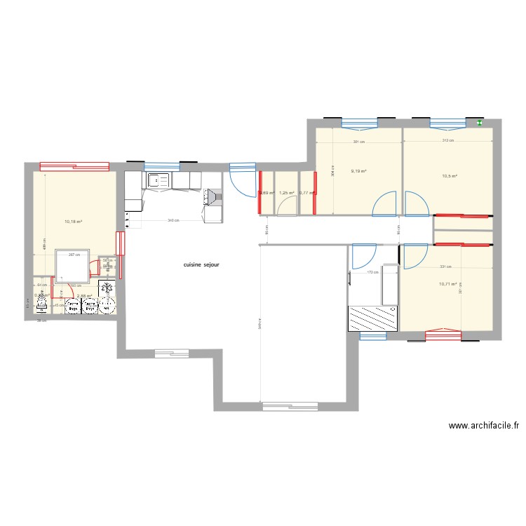 LEGE bureau C. Plan de 0 pièce et 0 m2