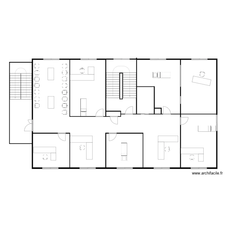 SCI COVL R+1. Plan de 