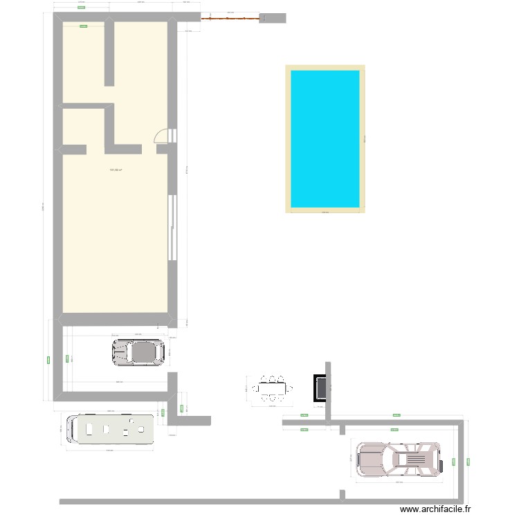 Draft 1 - Plan dessiné par MAS214