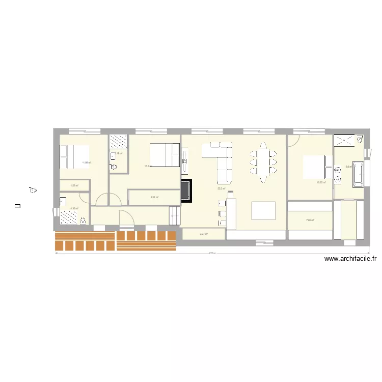 Plan mi niveau 3. Plan de Plan mi niveau 3. Plan de