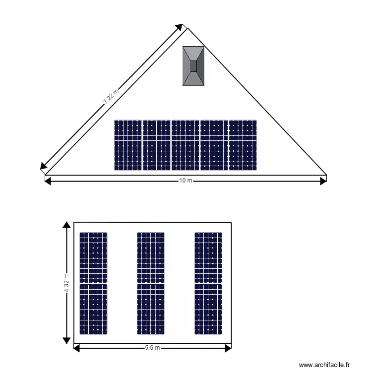 MAISON FAURE JM. Plan de 
