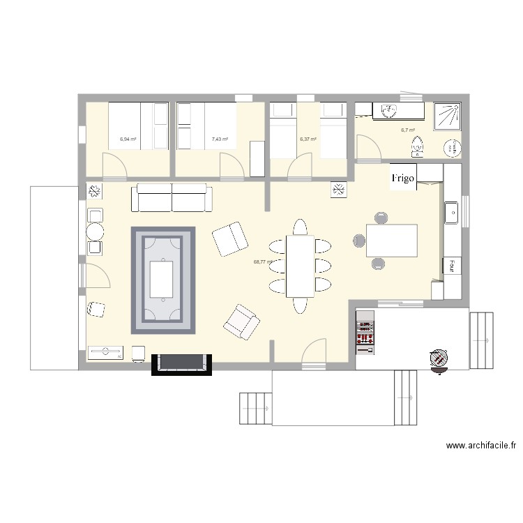 maison anthony. Plan de 0 pièce et 0 m2