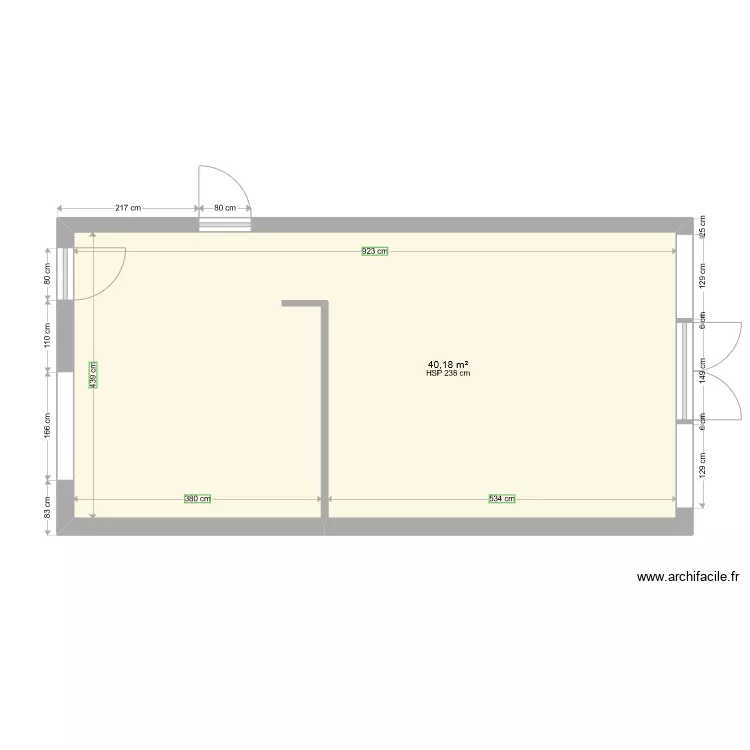Bureau RDC. Plan de Bureau RDC. Plan de