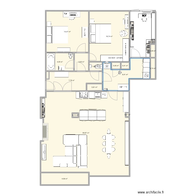 Plan aménagement 18. Plan de 0 pièce et 0 m2