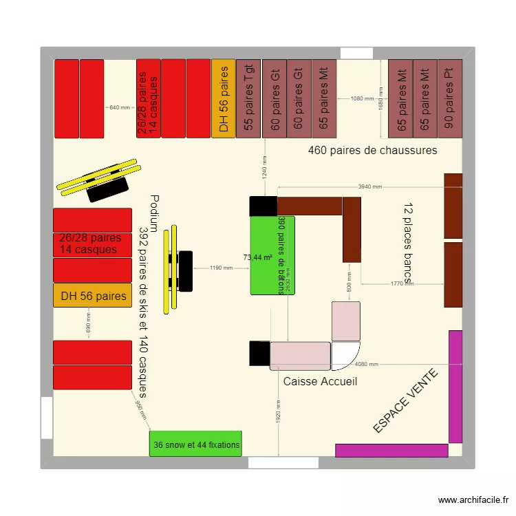 ANNEXE SPORTECH  BIS. Plan de 