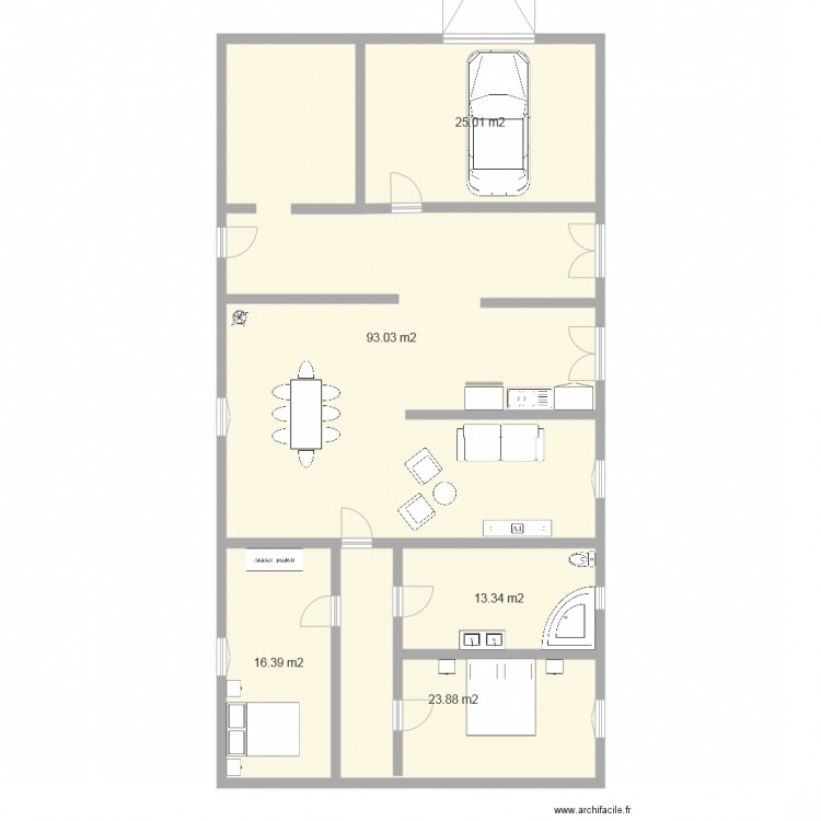 maison JC. Plan de 0 pièce et 0 m2