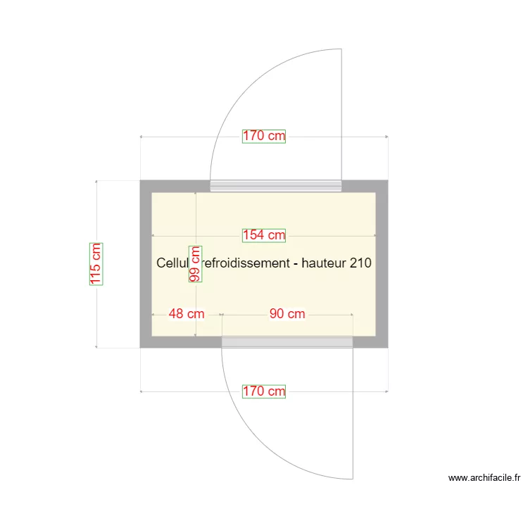 Cellule Ville Roanne. Plan de 