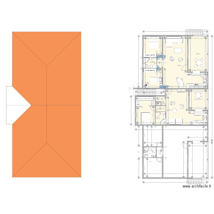 fond brulé ducos. Plan de 0 pièce et 0 m2