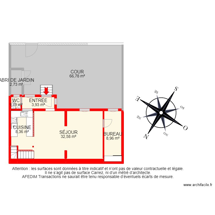 BI 15280 - . Plan de 34 pièces et 215 m2